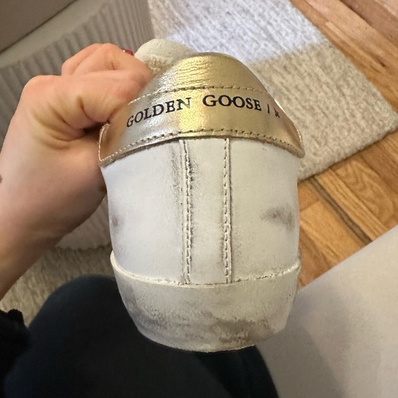 Golden goose superstar sneaker. Silver and gold. Size 5 - Picture 10 of 15